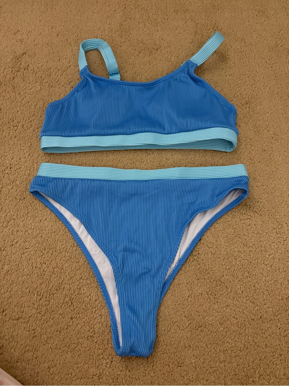 SHEIN Colorblock High Waisted Bikini
